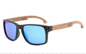 Wholesale Fashion Accessories: Eco-friendly Sustainable PC Frame Wooden Polarized Sunglasses
