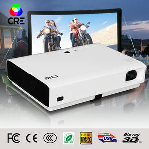 Wholesale Projectors: CRE X3000 LED+laser DLP Projector 3000 Lumens 3D HD 1080p Smart All in One Almighty Projector