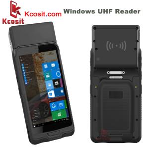 Wholesale rfid reader: UHF Reader Windows 10 RFID Scanner Industrial Tablet Mini Mobile PC PDA Shockproof Dustproof