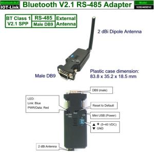 Wholesale bluetooth module: Bluetooth V2.1 SPP Class 1 RS-422/485 Serial Converter