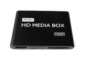 Wholesale hd media player: Mini Full HD 1080P HDD Media Player with Auto Start and Auto Loop Functions Customerized Firmware