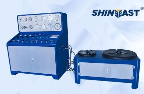 PLC Control Pressure Safety Valve Test Bench for Flange Safe Valve and Threaded Valve Test