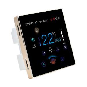Wholesale storage shed: Factory Direct Three Speed Control 2 or 4 Pipes Fan Coil Units Easy Install Smart Thermostat