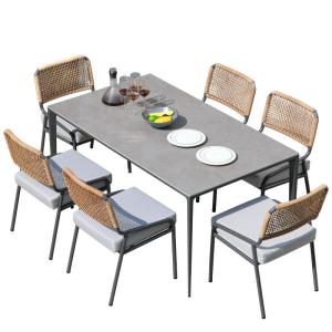 Wholesale rattan table and chairs: Outdoor PE Rattan Wicker Garden Dining Set - Outdoor Furniture | Shinlin Patio Dining Set CZ0160