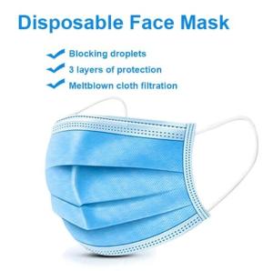Wholesale pp dust mask: China Factory Supply Melt-Blown Filter Disposable Protective 3 Ply Face Mask