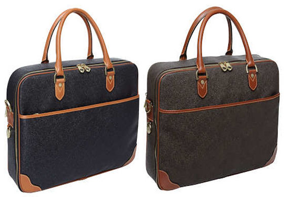 Mulberry Leather Laptop Bag in Mole or
