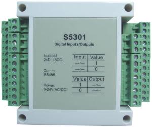 Wholesale plastic storage case: 24 Channels Isolated Digital Input and 16 Channels Isolated Digital Output RS485 Modbus Rtu