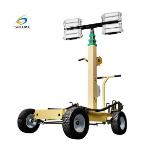 Wholesale Other Outdoor Lighting: Good Quality Outdoor Industrial Construction Mobile Hand Push Lighting Tower