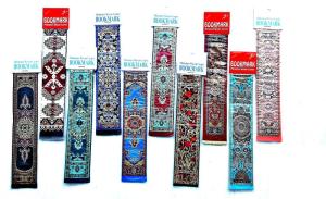Wholesale plastic: Kilim Bookmarks , Turkish , Coloring Carpet , 1:12 Scale Dollhouse Rug , Tapestry Bookmark ,