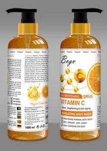 Wholesale natural water purifier: Vitamin C Orange Exfoliating Shower Gel Moisturising Body Wash Body Scrub