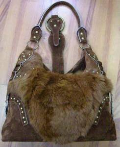 Wholesale ladies leather handbag: Showmefurs 12