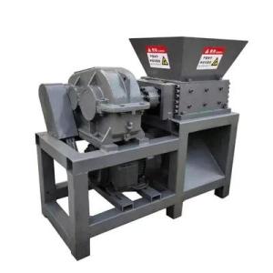 Wholesale steel tube forming machine: Low Noise Double Shaft Shredder Machine with Big Feeding Hopper / Sharp Edge Alloy Blades