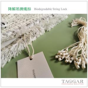 Wholesale garments: Biodegradable Garment Hangtag Tag String Lock Loop Cord