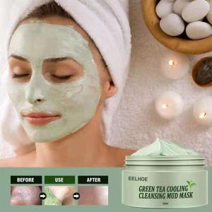 Wholesale t: LISH Mud Mask Improve the Facial Tone Green Tea Control Oil Acne Cleansing Peel Mask