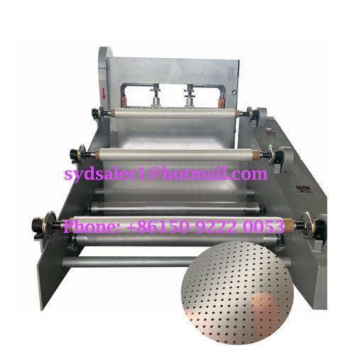 Mechanical Fabric Leather Nonwoven Film Punching Machine Hole Drilling