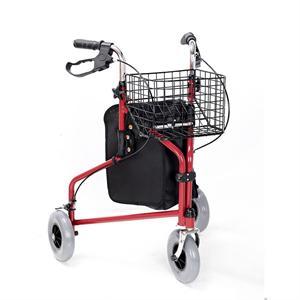 Wholesale shopping trolley: Foldable Aluminum Rollator with 8 Wheels