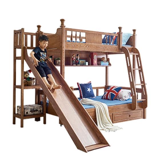 618 Solid Wood Bunk Bed Durable Bedroom, Bunk Bed Bedroom Set