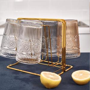 300/350ML Sunflower Glass Cup Coffee Mug Heat-Resistant Glass Water Cups Transparent Tea Mug Cup Jap