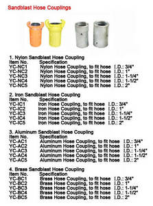 Wholesale Couplings: Sandblasting Hose Coupling Nylon Hose Coupling Aluminum Hose Coupling