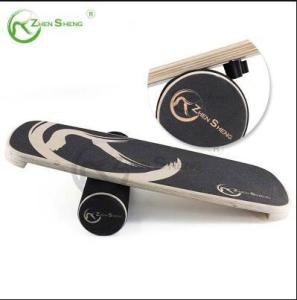 Wholesale exercise ball: Wooden Multifunction Adjustable Wobble Roller Trainer Surf Balance Board