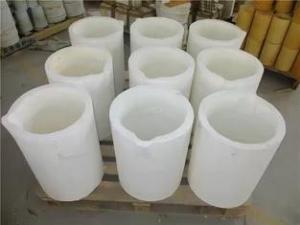 Wholesale calcined alumina: White Refractory Ceramic Crucibles Graphite Melting Crucible for Drying Burning