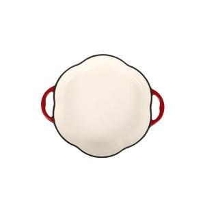 Wholesale induction cooking range: AS-HD26cm Enameled Cast Iron Frying Pan