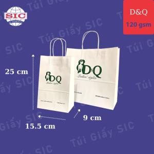 Wholesale food coloring: Customizable Kraft Color Paper Bag with Handle - 3