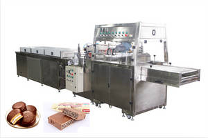 Wholesale biscuits machines: Automatic Control Chocolate Enrober Machine