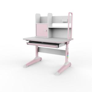 Wholesale furniture edge banding: Sihoo H6B Ergonomic Compact Light Pink Children's Wooden Desk with Drawers for Small Spaces