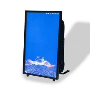 Wholesale 3g case: Portable LED Screen 24 Inch Waterproof Backpack Outdoor Advertising