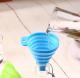 Leakproof Silicone Kitchen Product Collapsible Funnel for Liquid Powder Transfer