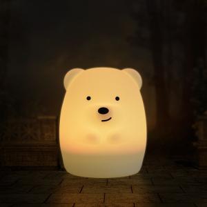 Wholesale bearing sizes: Large Sizes Bear Silicone Night Lamp Touch Color