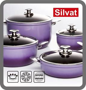 Wholesale stainless cookware: Press Ceramic Coating Aluminum Cooking Ware