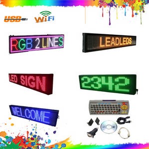 Wholesale message sign: Customized  LED Message Sign for Shop (Off-line Window Sign)