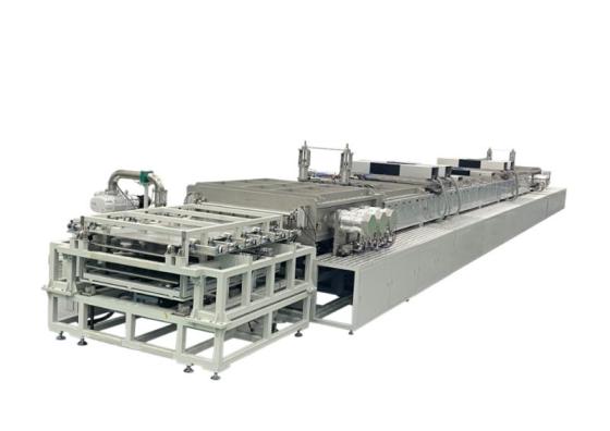 SIMVACO Horizontal PVD Coating Production Line Metal & Glass Substrate Magnetron Sputtering Machine