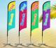 Feather Flying Teardrop Banner Flag for Advertising