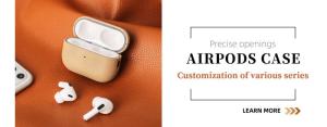 Wholesale reseller: Custom Leather Airpods Case