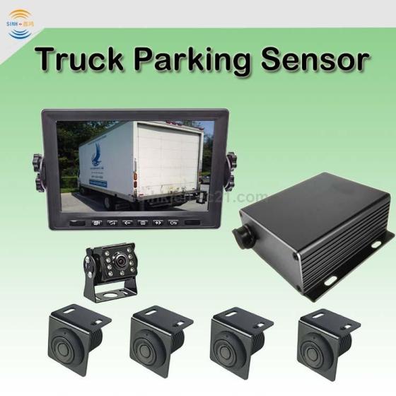 4 Sensors Backup Reversing Sensor Connect with Rearview Camera System for Truck