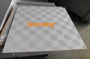Wholesale pvc vinyl film: PVC Laminated Gypsum Board with Aluminum Foil Back