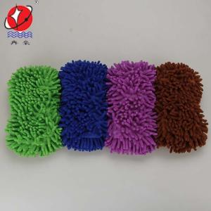 Wholesale microfiber mitt: Microfiber Chenille Car Wash Sponge