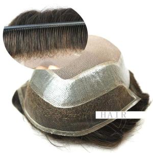 Wholesale hair toupee: China Factory Made Quality European Texture Human Hair Systems Toupee Hair Prosthesis for Men