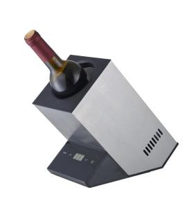 Wholesale champagne: Wine Chiller Electric Wine Cooler Bucket Single Bottle for 750ml Wine or Champagne Iceless