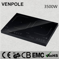 Venpole Dual Induction Cooker/Cooktop for Household with CE/GS/EMC/LVD/ETL Approvals