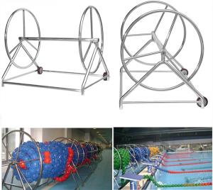 Wholesale Swimming: 304 Stainless Steel Removable Swimming Pool Divider Lane Roller