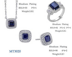 SJM Jewelry Co. Ltd 925 sterling silver Jewelry earrings ring