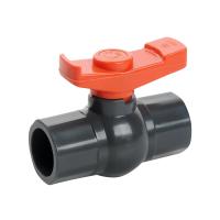 China Origin PVC Compact Ball Valve for Water Supply in Irrigation