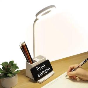 Wholesale table lights: Kinscoter Free Sample Wireless Charging Eye Protect Bedroom Study Table Lamp Reading LED Table Light