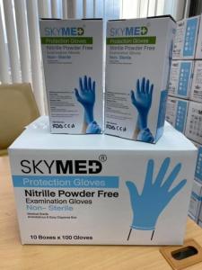 Wholesale nitrile glove: SkyMed Nitrile Gloves