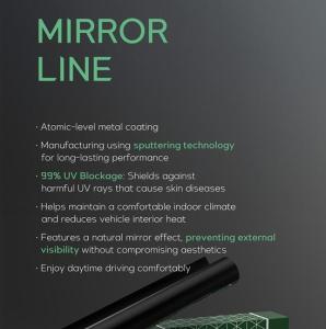 Wholesale window film: Automotive Window Film MIRROR LINE