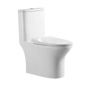 Wholesale one piece: SMOOW High Quality Dual Flush Rimless Washdown Ptrap Toilet One Piece Toilet for Bathroom Ceramic To